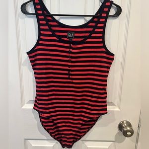 GAP Henley Tank Bodysuit - Large